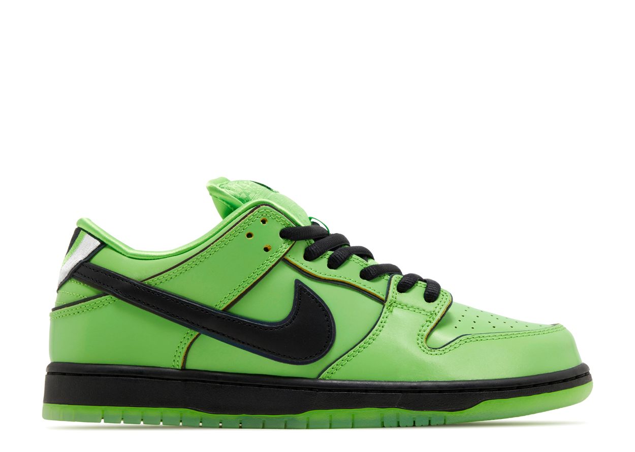 Nike SB Dunk Low Powerpuff Girls "Buttercup"