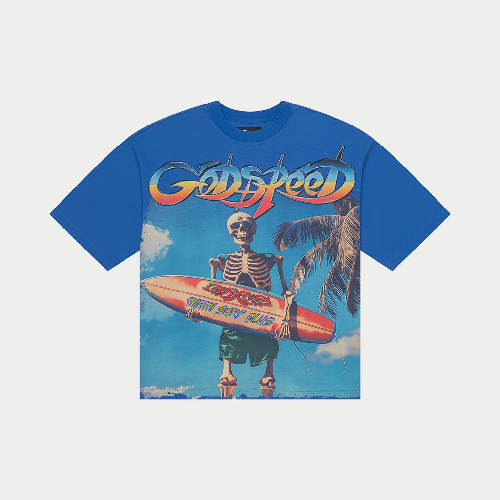 Godspeed Tee "Miami Surf Club Blue"