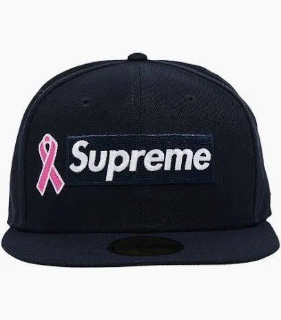 Supreme Fitted "Breast Cancer Navy"