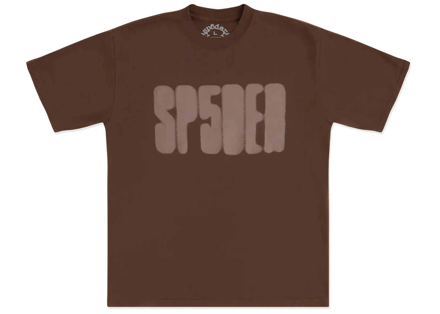 Sp5der Tee "Focused Logo Brown"