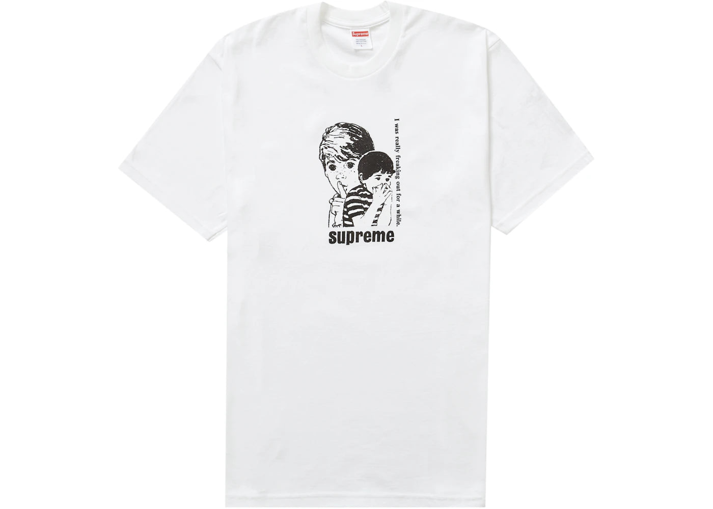 Supreme Tee "Freaking Out White"