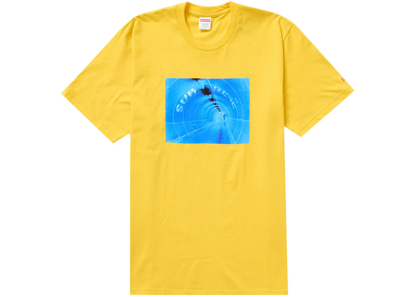 Supreme Tee "Tunnel Yellow"