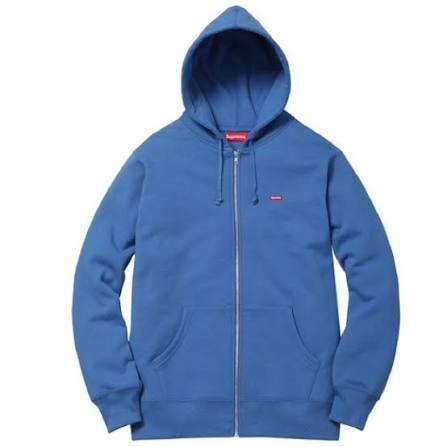 Supreme Small Box Zip Up "Blue"