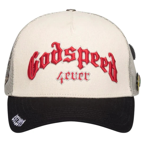 Godspeed Trucker Hat "White/Red"