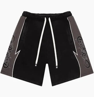Godspeed Halftime Shorts "Black Acid Wash"