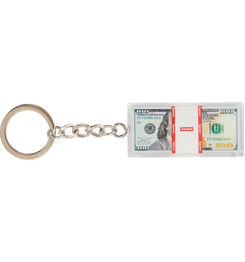 Supreme Hundred Dollar Bill Keychain