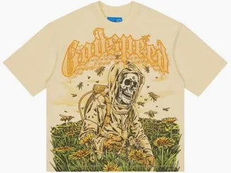 Godspeed Tee "Save The Bees Bone"