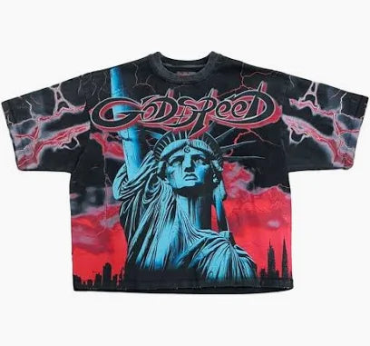 Godspeed Tee "Voltage Red"