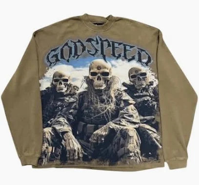 Godspeed Longsleeve "Thermal Three Brothers Olive"