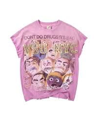 Valley Tank "No Drugs Pink"