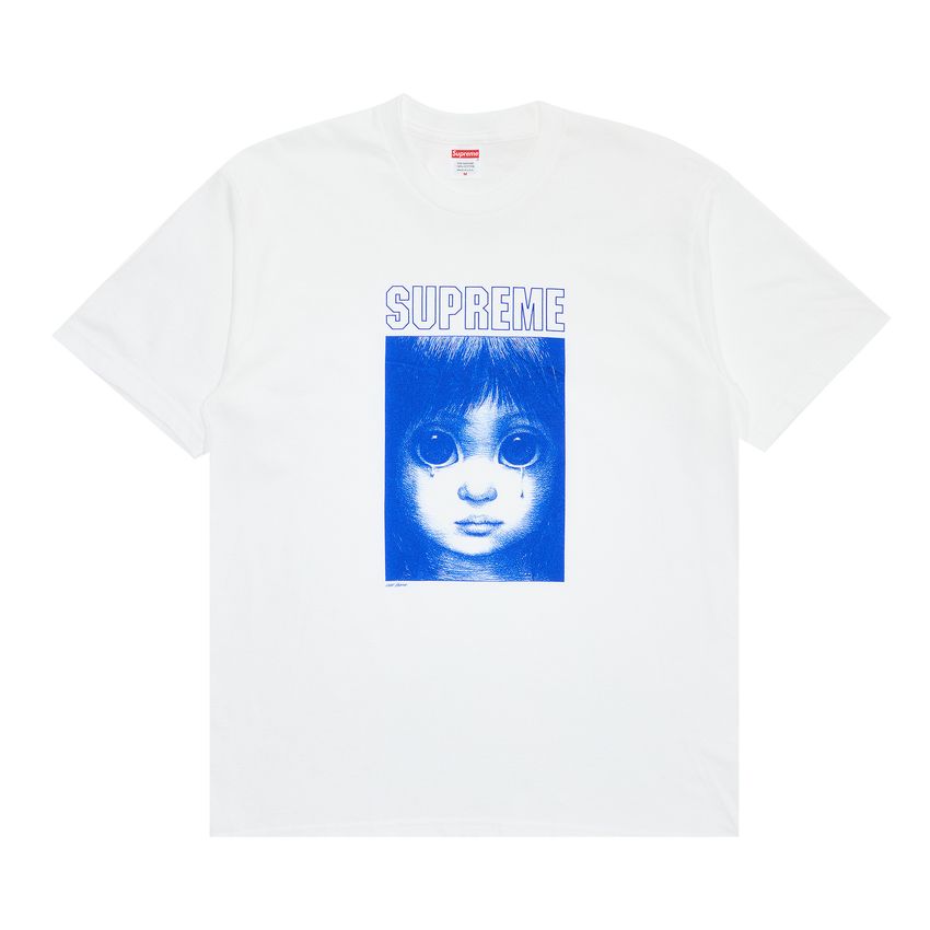 Supreme Tee "Margaret Keane White/Blue"