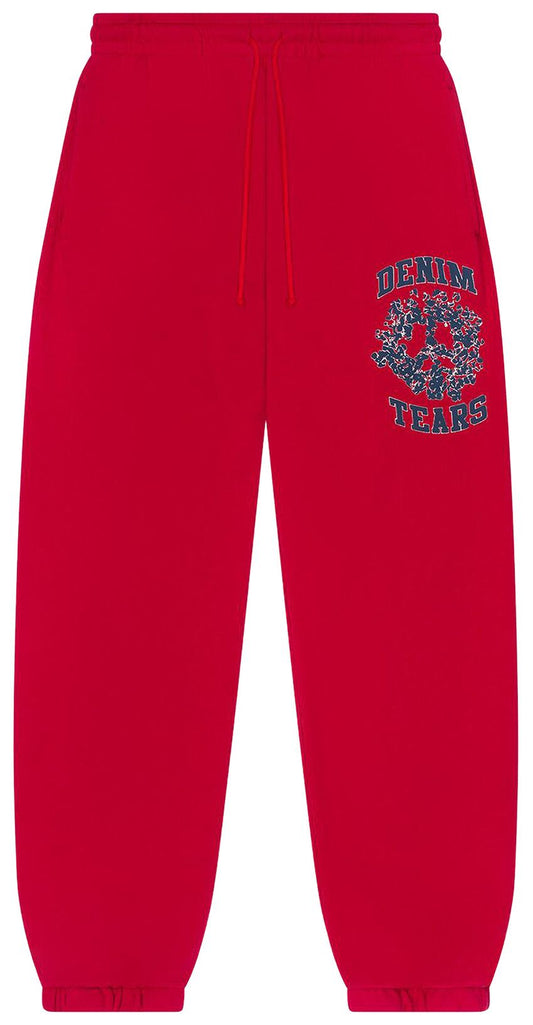 Denim Tears Sweatpants "University Red"