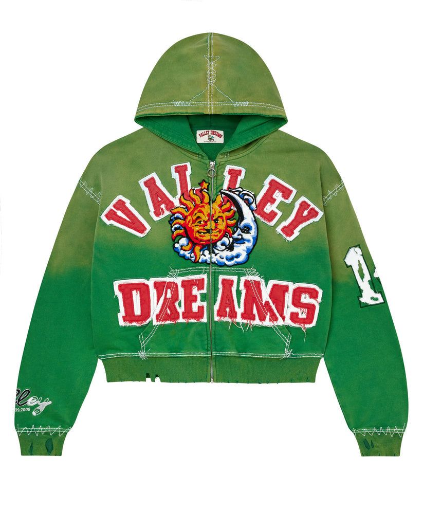 Valley Zip Up "Sunny Green"