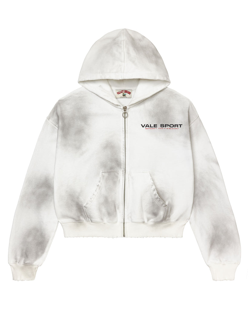 Valley Zip Up "White Staple"