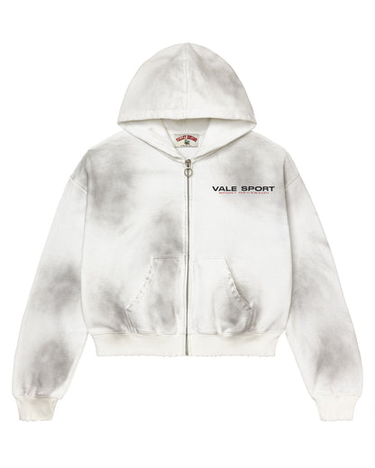 Valley Zip Up "White Staple"