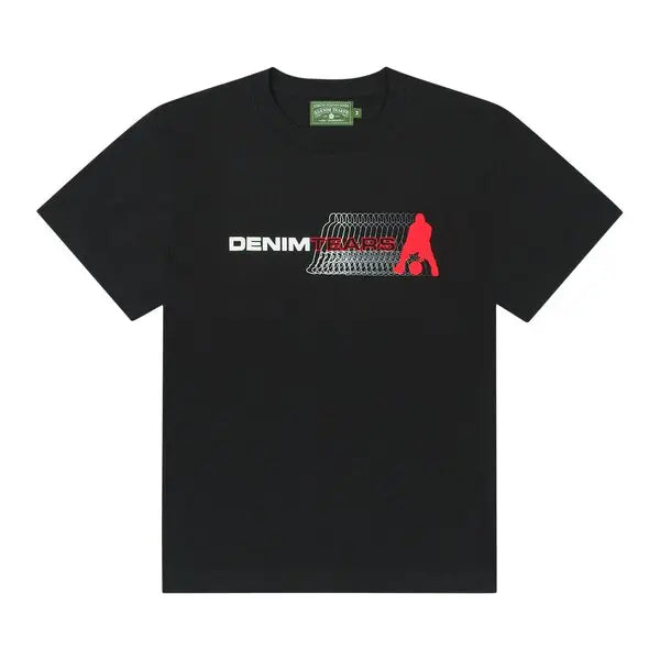 Denim Tears Tee "Skip My Lou Black"