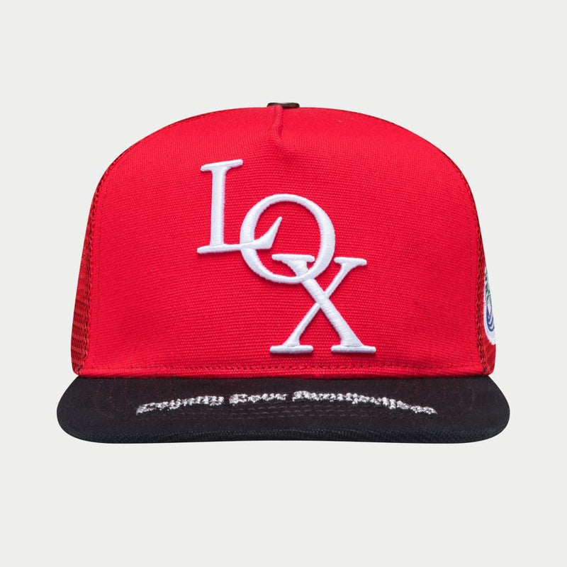 Godspeed Trucker Hat "LOX Black/Red"