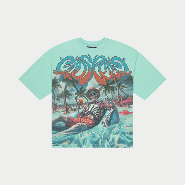 Godspeed Tee "Pool Party Teal"