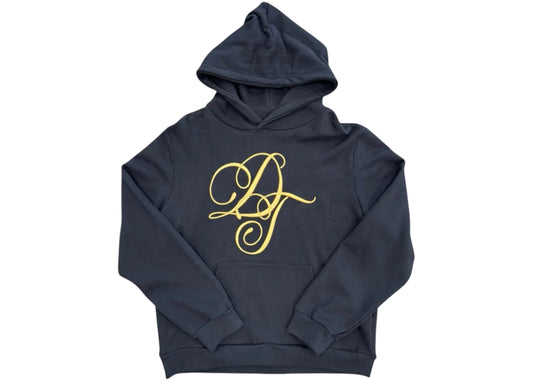 Denim Tears Hoodie "DT Metallic Gold Script"