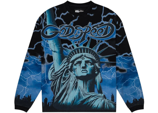Godspeed Longsleeve "Voltage Blue"