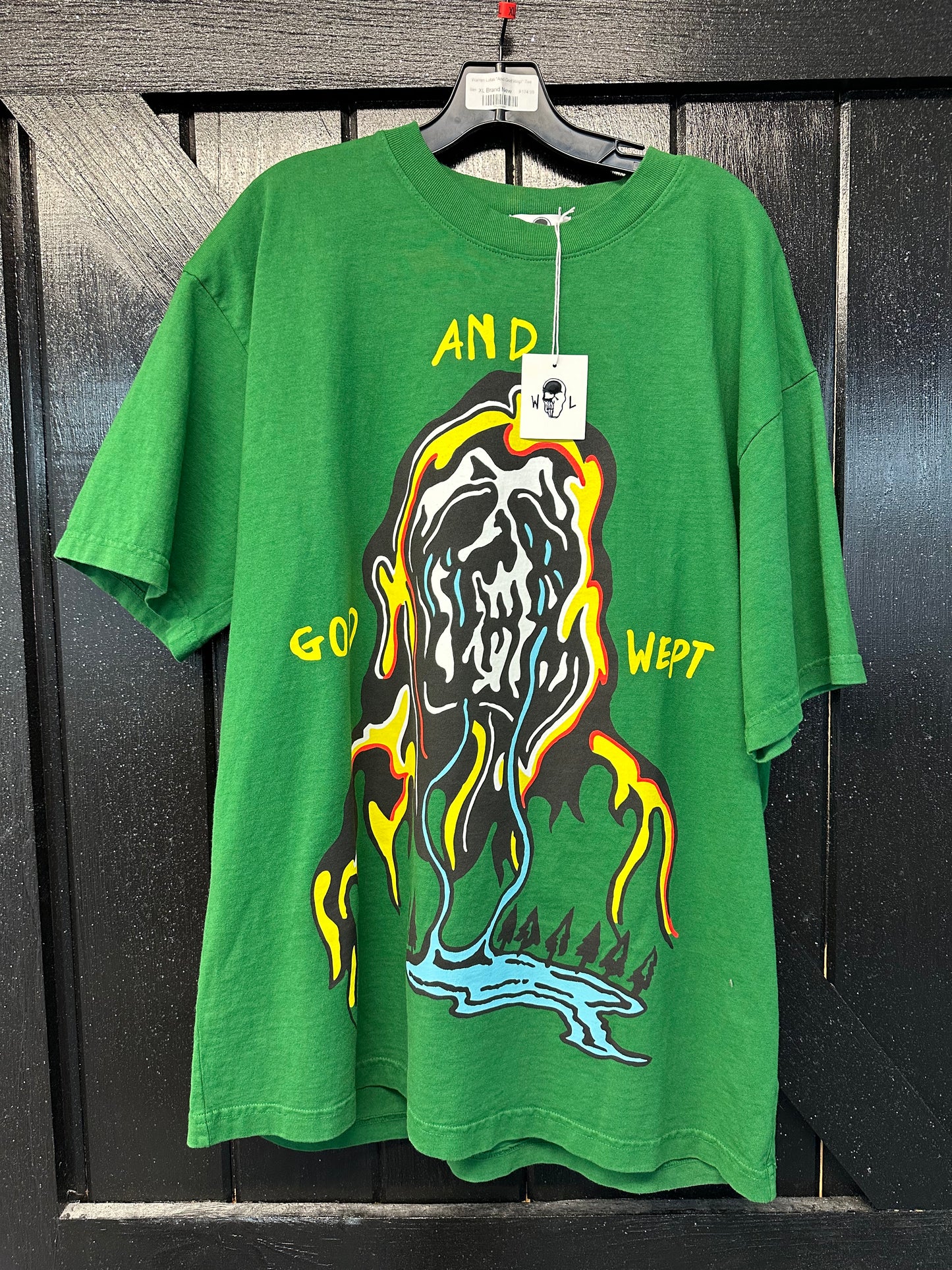 Warren Lotas Tee "And God Wept Green"
