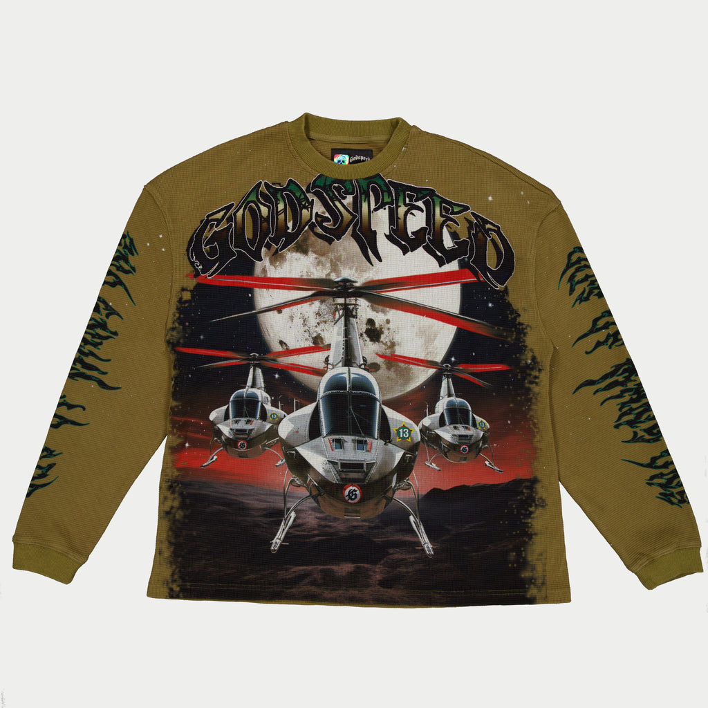 Godspeed Longsleeve "Thermal Helicopter Olive"