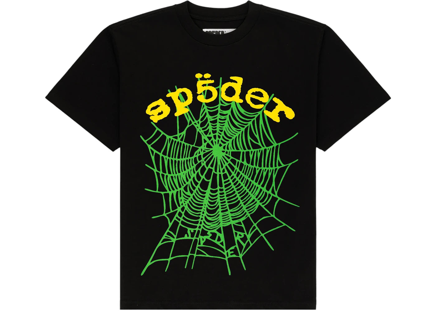 Sp5der OG Web Tee "Blk/Grn/Ylw"