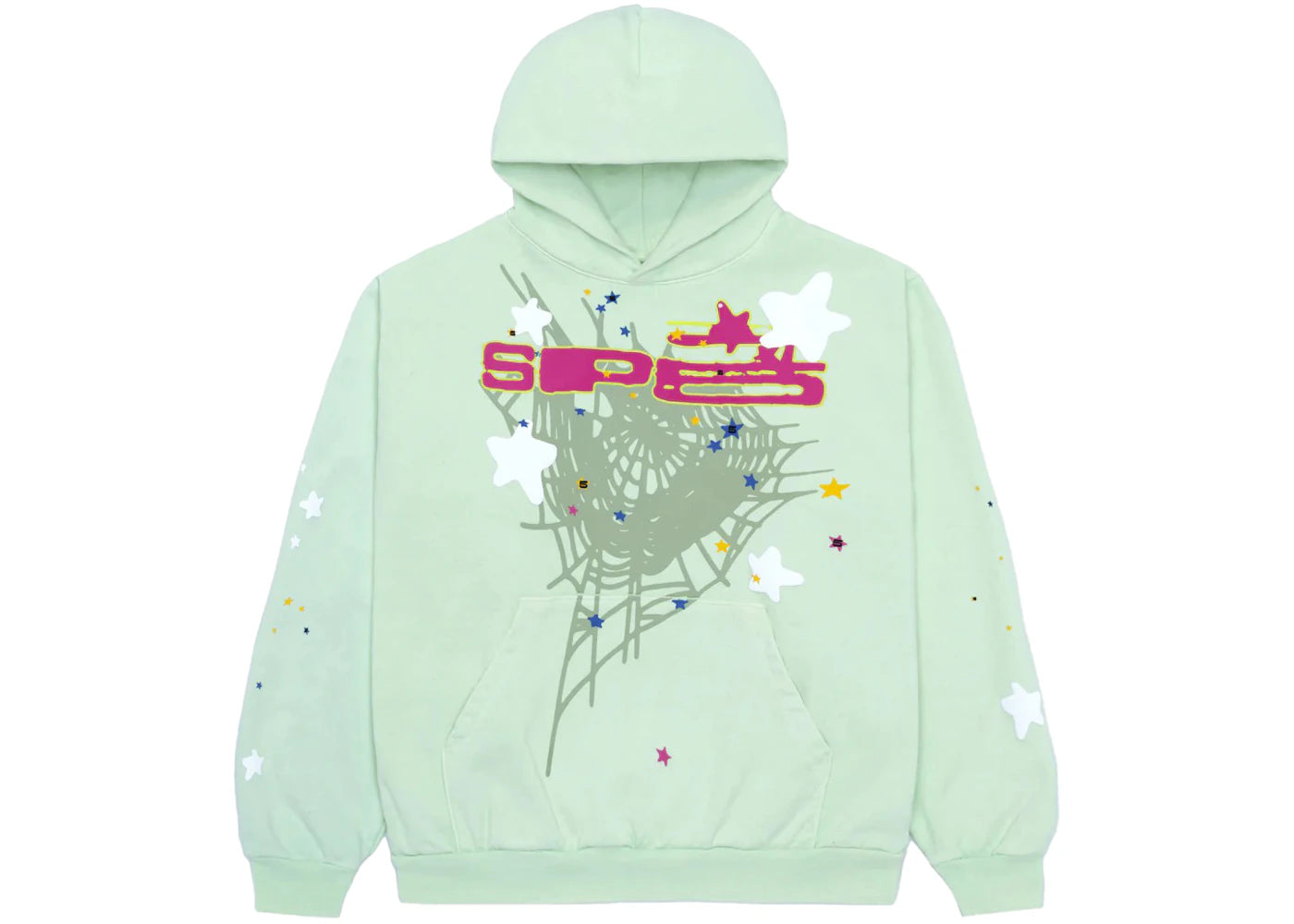 Sp5der Hoodie "SP5 Mint"