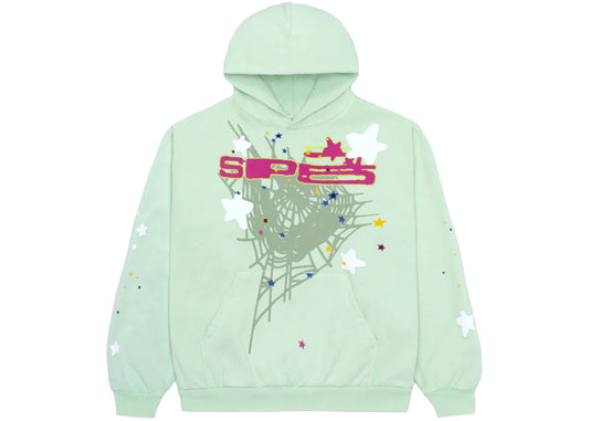 Sp5der Hoodie "SP5 Mint"