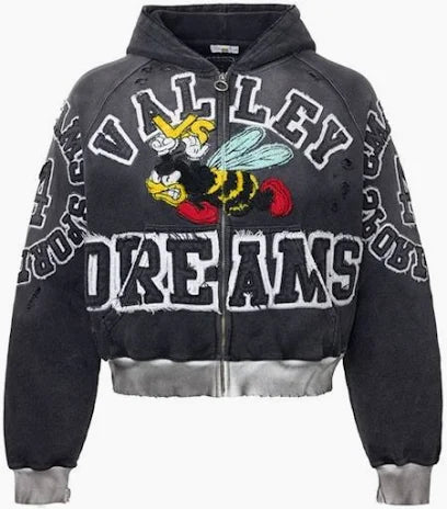 Valley Zip Up "Black Bee"