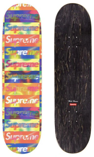 Supreme Distorted Logo Deck "Yellow"