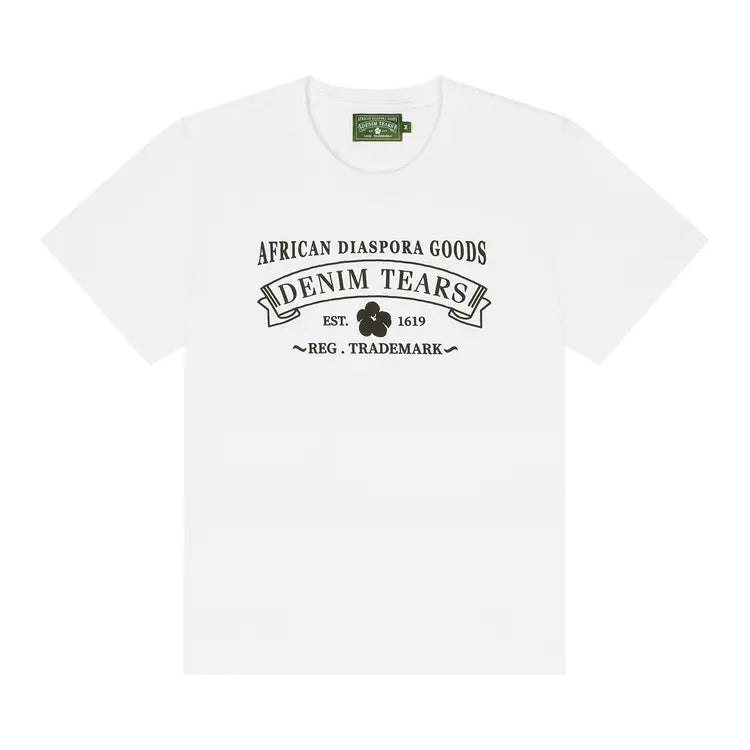 Denim Tears Tee "ADG White Black"
