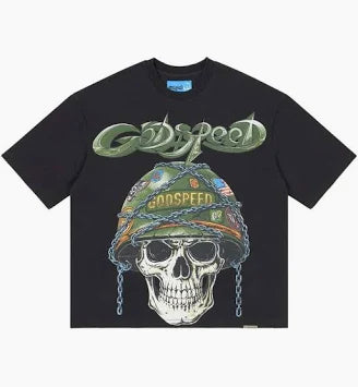 Godspeed Tee "Badge Of Honor Black"
