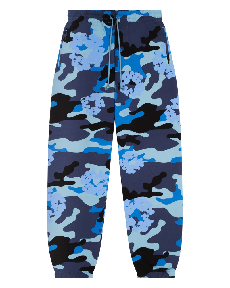 Denim Tears Sweatpants "Blue Camo Wreath"