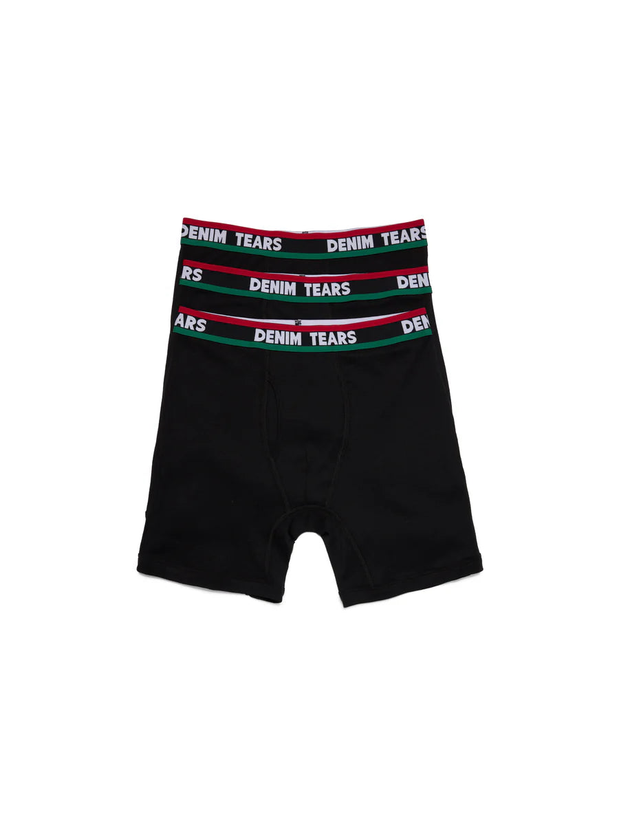 Denim Tears Boxers "3 Pack Black"