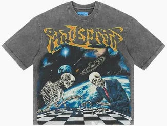 Godspeed Tee "Checkmate Grey Wash"