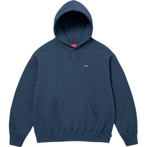 Supreme Small Box Hoodie "Navy"