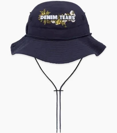 Denim Tears Bucket Hat "Floral Navy"