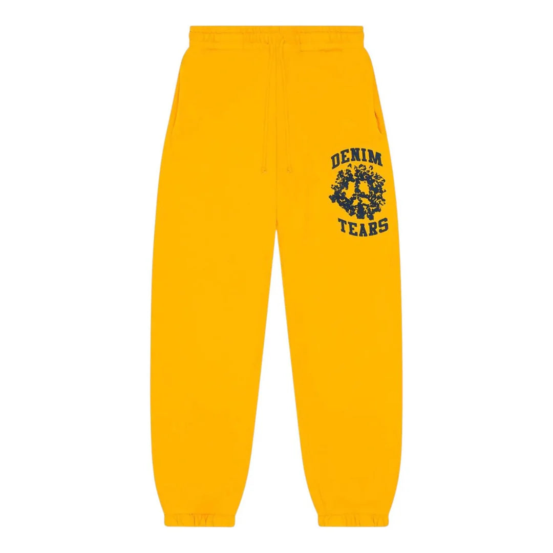 Denim Tears Sweatpants "University Yellow"