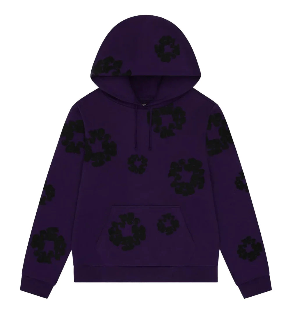 Denim Tears Cotton Wreath Sweatsuit "Purple/Black"
