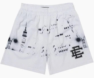 Eric Emanuel EE Basic Shorts "White Skyline"