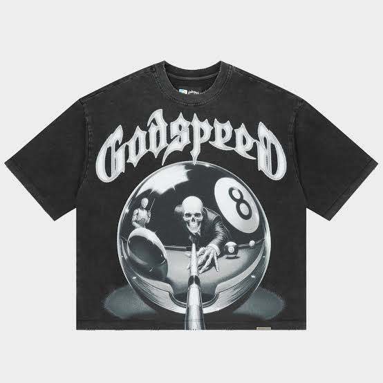 Godspeed Tee "8 Ball Black"