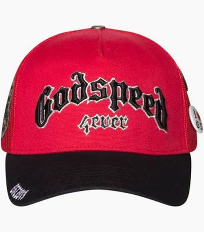 Godspeed Trucker Hat "Red/Black"