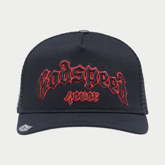 Godspeed Trucker Hat "Black/Red"