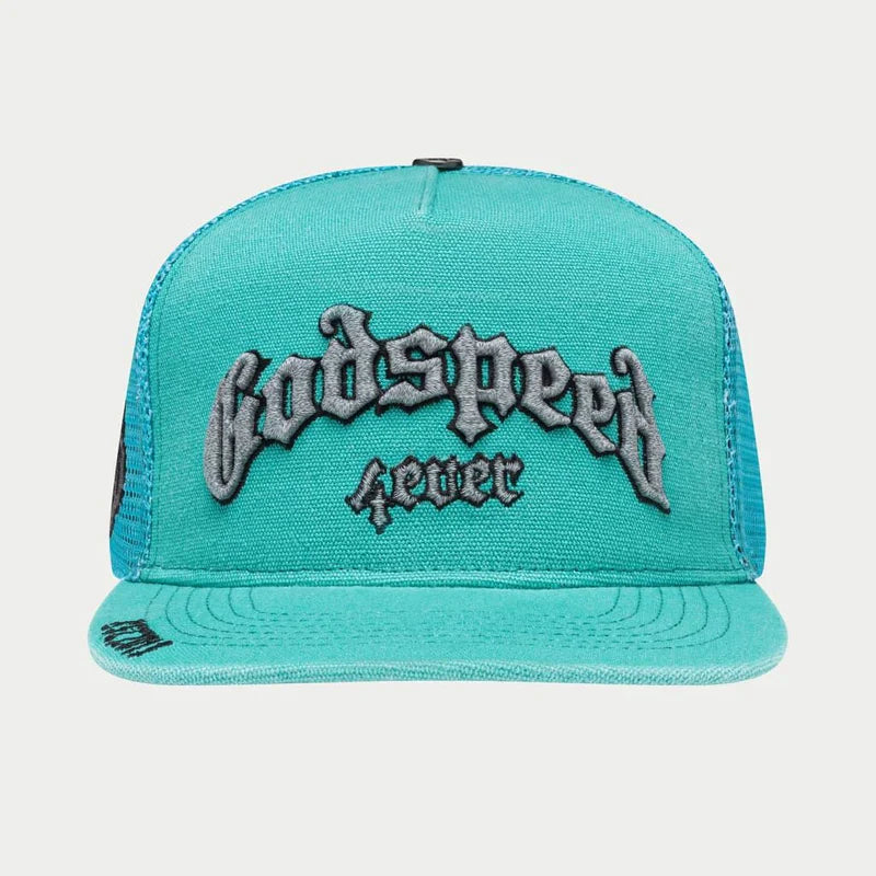Godspeed Trucker Hat "Teal/Grey"