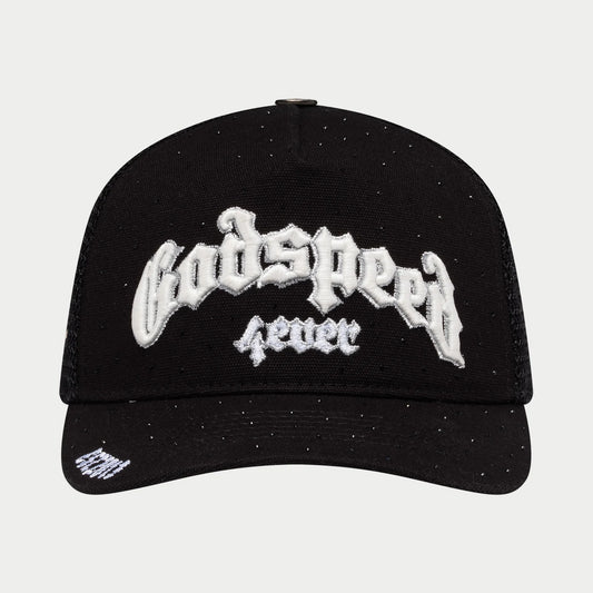 Godspeed Trucker Hat "Black/White VVS"