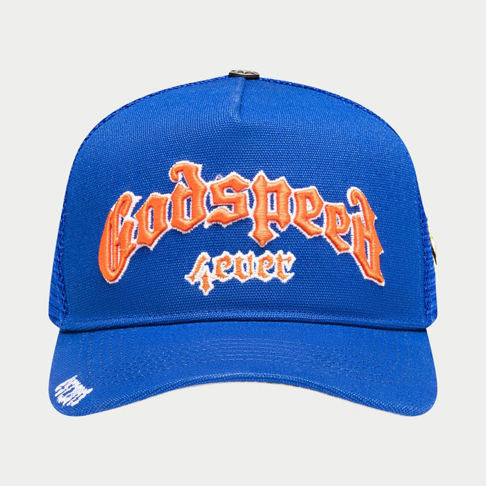 Godspeed Trucker Hat "Blue Knicks"