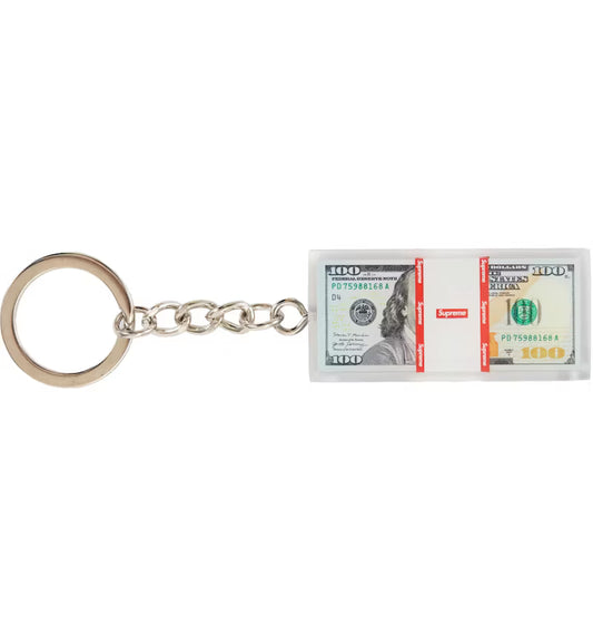 Supreme Hundred Dollar Bill Keychain