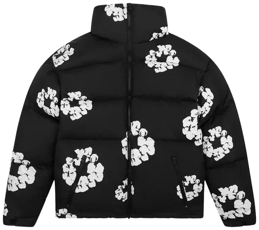 Denim Tears Puffer Jacket "Black/White"