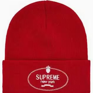 Supreme Beanie Crest "Red"